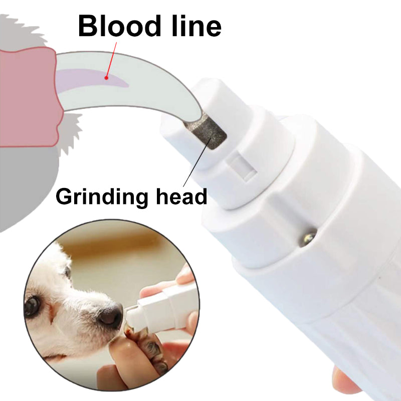 Electric Pet Nail Grinder with LED Light