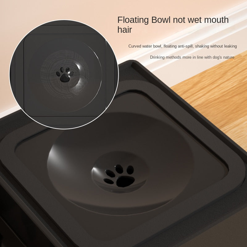 Adjustable Stainless Steel Double Dog Bowl Stand