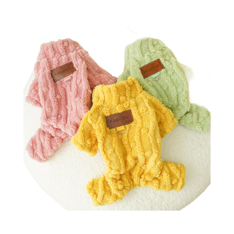 Pet Dog Cat Clothes Cat-related Products Autumn And Winter Jarre Aero Bull